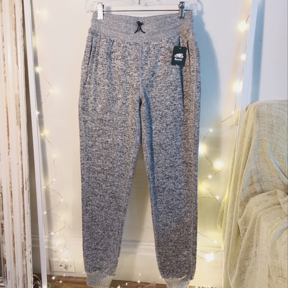 Roots salt and pepper sweatpant size xs